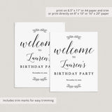 DIY Welcome Sign Template Instant Download