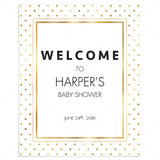 Printable Welcome Sign for Modern Party by LittleSizzle