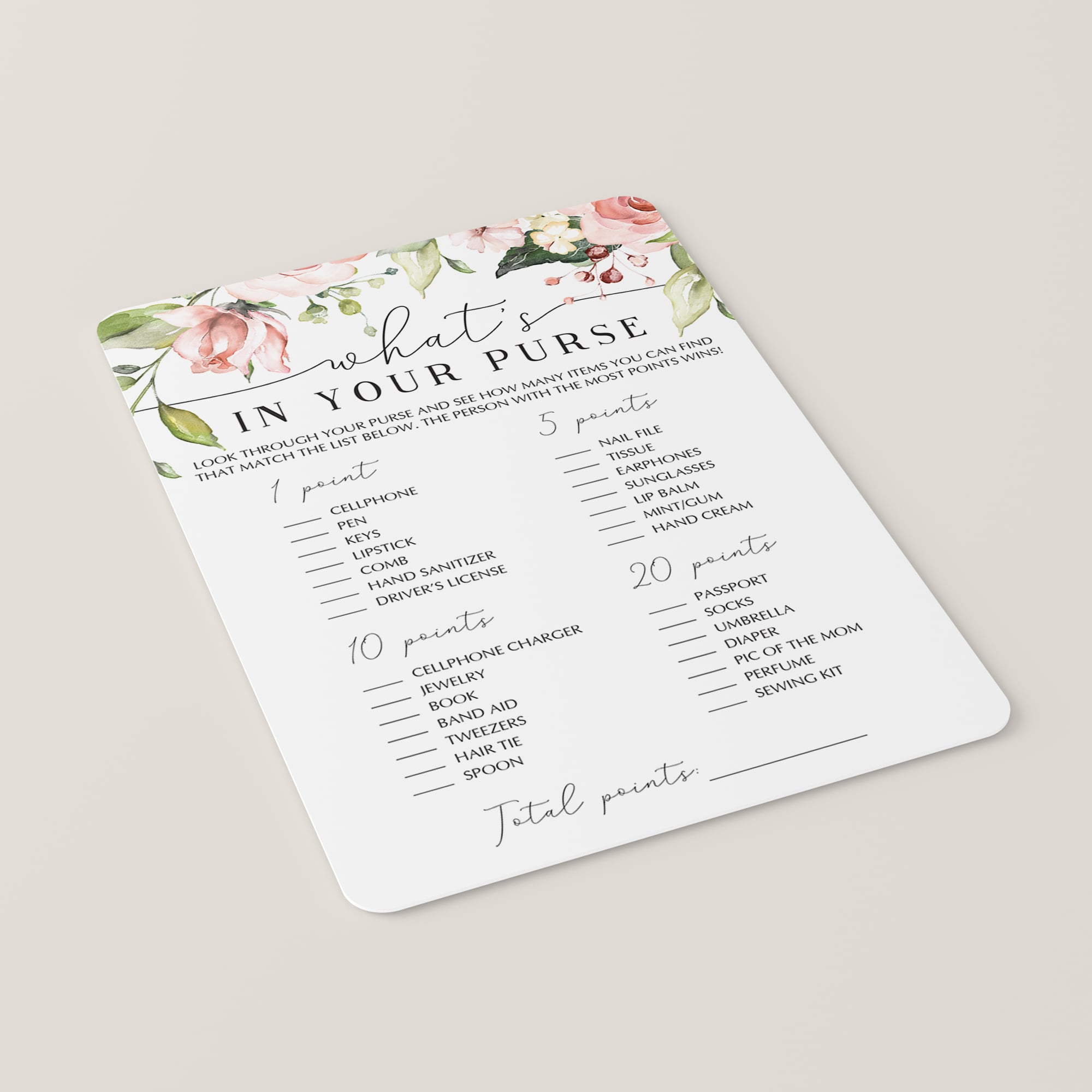 Printable garden baby party games by LittleSizzle