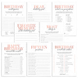Quinceanera Party Games Bundle for Girls by LittleSizzle