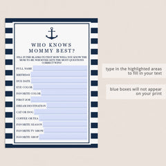 Virtual nautical baby shower games for boy by LittleSizzle
