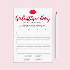 Fun Galentine's Day Game To Print At Home by LittleSizzle