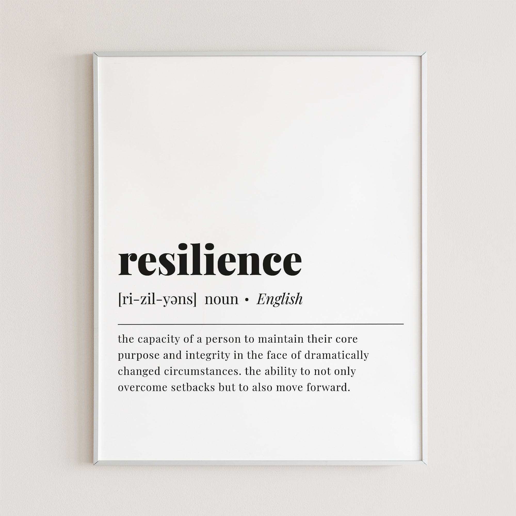 resilience poster