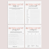 Blush Retirement Party Games for Women Printable by LittleSizzle