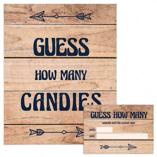 Guess how many candies printable game by LittleSizzle