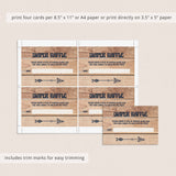 Baby shower diaper raffle ticket template for boy by LittleSizzle