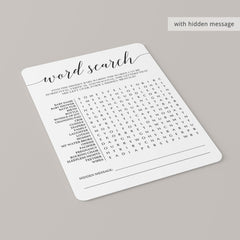 Black and White Baby Shower Games Package Printable