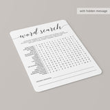 Baby word search game with hidden message by LittleSizzle