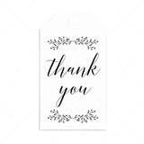 Rustic Thank You Favor Tags Printable by LittleSizzle