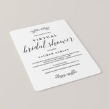 Editable online bridal shower invitations by LittleSizzle
