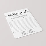 Retirement Party Game Scattergories Instant Download