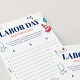 Labor Day Game Idea Scattergories Printable