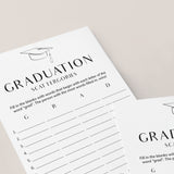 Simple Graduation Game Scattergories Printable