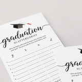 Printable Graduation Game Scattergories