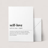 Self-Love Definition Print Instant Download