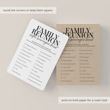 8 Family Reunion Party Games Printable