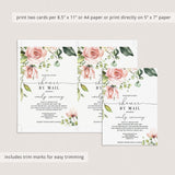 Virtual baby shower by mail invitation template by LittleSizzle