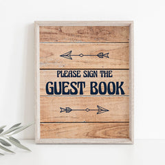 Woodland baby shower decor please sign the guest book by LittleSizzle