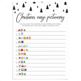 Guess The Christmas Song Emoji Game Printable by LittleSizzle