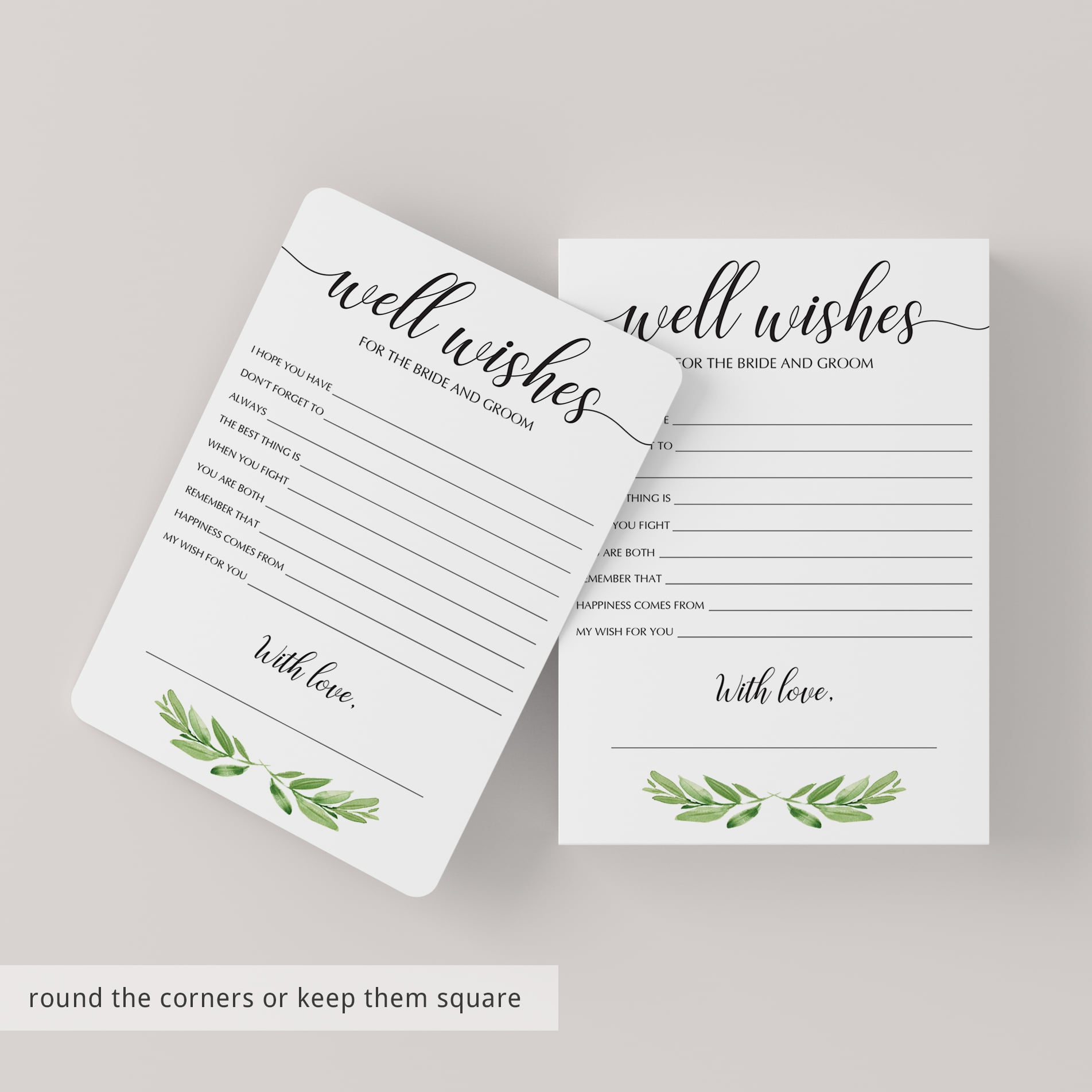 wishes for the bride and groom cards template