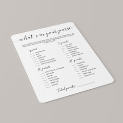 Simple baby shower game cards by LittleSizzle