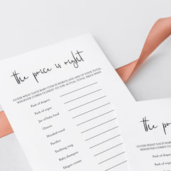 Modern Baby Shower Game The Price Is Right Download