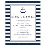 Sink or Swim baby shower game for boy by LittleSizzle