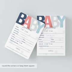 Activity for winter baby shower download by LittleSizzle