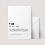 Son Definition Print Instant Download