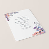 Instant downloadable invitations for girl baby shower party floral themed by LittleSizzle