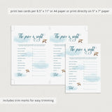 Price right game for boy baby shower printable by LittleSizzle