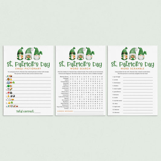 St Patrick's Day Games & Activities for Kids Printable by LittleSizzle