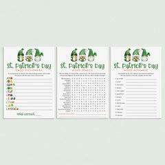 St Patrick's Day Games & Activities for Kids Printable by LittleSizzle