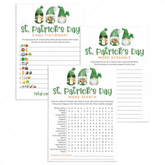 St Patrick's Day Games & Activities for Kids Printable by LittleSizzle