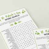 Saint Patrick Word Find Game Printable