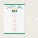 St. Patrick's Day Game Bundle for Family Instant Download