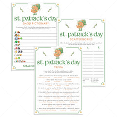 St Patricks Games for Family Instant Download by LittleSizzle