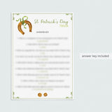 St Patricks Day Office Game Trivia Virtual and Printable