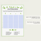 St Patrick's Day Game for Family To Print or Play Online