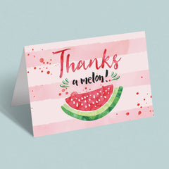 Summer party thank you note cards instant download by LittleSizzle