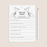 Ladies Divorce Party Game The Ex Wars by LittleSizzle