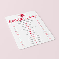 Galentine's Day Party Games Set Printable