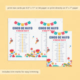 Cinco de Mayo Party Game This or That Printable