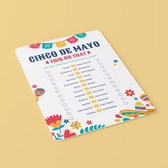 Cinco de Mayo Party Game This or That Printable
