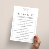 This or That Grad Party Game Printable