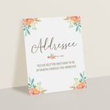 Help The Busy Mom-To-Be, Make Yourself The Addressee Sign Printable