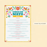Printable Cinco de Mayo Trivia Game with Answer Key