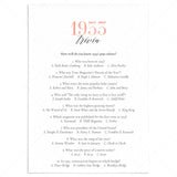1933 Trivia Questions and Answers Printable by LittleSizzle
