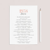 1938 Trivia Questions and Answers Printable by LittleSizzle