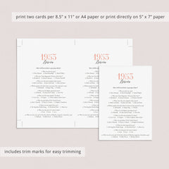 1953 Trivia Questions and Answers Printable